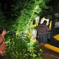 Alat berat excavator yang di temukan oleh tim gabungan Polres Pohuwato Kodim 1313 Pohuwato