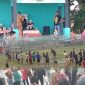 Kemeriahan gebyar ketupat di Lapangan Desa Teratai. Dok: Arsady