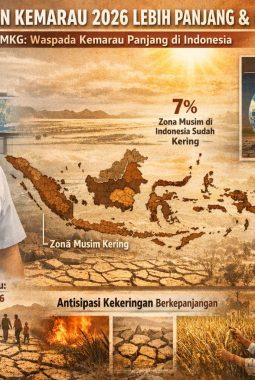 Kemarau 2026 Mengancam: BMKG Peringatkan Musim Lebih Panjang, El Niño Mengintai