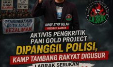 Aktivis Dipanggil, Tambang Rakyat Digusur: Bara Konflik Pani Kian Membakar Pohuwato