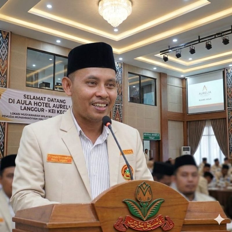 Rahmat. H. Reliubun, ketua Pemuda Muhammadiyah Kab. Maluku tenggara. 