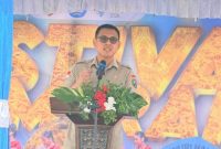 Wakil Bupati, Carlos Viali Rahantoknam saat memberikan sambutan sekaligus membuka acara Festival dan Pameran Hardiknas, Senin, 24/4/2026
(Dokumentasi Istimewa)