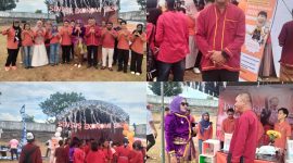 Euforia dan Antusiasme di Stand BPS usai Upacara HARDIKNAS di Stadion Marten Langgur. Dok:Erick