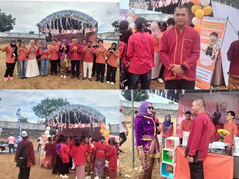 Euforia dan Antusiasme di Stand BPS usai Upacara HARDIKNAS di Stadion Marten Langgur. Dok:Erick