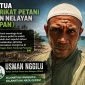 Foto ilustrasi Ketua Serikat Petani dan Nelayan, Usman Nggilu. Ditingkatkan menggunakan Artificial intelegen