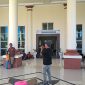 Sonnie Samoe, Jendlap saat berorasi di depan kantor Bupati Pohuwato di hari kedua/Dok Akulturasipost