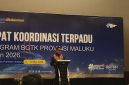 Kepala BGTK Provinsi Maluku, Eky Aristanto P. Punu, saat memberikan sambutan pada kegiatan Rapat Koordinasi Terpadu Tahun 2026 di  Hotel Santika Premiere Ambon/Dok Akulturasipost