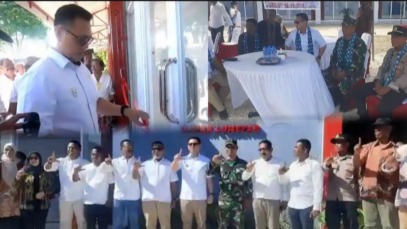 Wakil Bupati Maluku Tenggara, Charlos Viali Rahantoknam meresmikan Gerai Koperasi Desa/Kelurahan Merah Putih (KDMP) Ohoi Danar Lumefar, Sabtu 16/05/2026 Dok.Akulturasipost,Erik