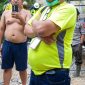 Oknum perusahaan Sukriyanto Puluhulawa saat bediri saat berhadapan dengan wartawan, gambar di tingkatkan menggunakan artifisial intelegensi/Dok istimewa