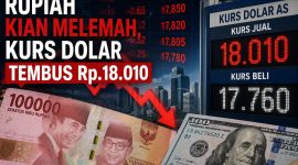 Ilustrasi Rupiah dan Dolar dalam Dinamika Ekonomi Global , 02/06/2026.Ilustration 