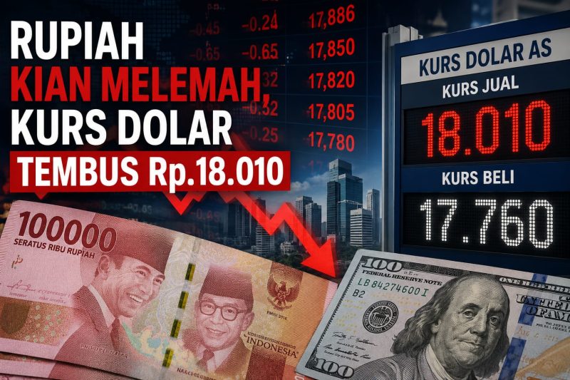 Ilustrasi Rupiah dan Dolar dalam Dinamika Ekonomi Global , 02/06/2026.Ilustration 