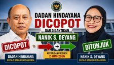 Kepala BGN Dadan Hidayana di ganti oleh Nanik  S.Deyang.