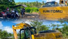 Alat berat excavator yang disita oleh Polres POHUWATO diduga di gunakan untuk aktivitas PETI di lokasi Desa Teratai.Dok Istimewa