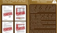 Edaran resmi dan bentuk penipuan mencatut nama Merdeka Cooper Gold
