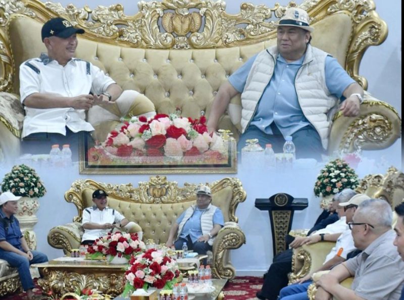 Kunjungan Rachmat Gobel di kabupaten Pohuwato di Rudis Bupati bersama Forkopimda Pohuwato pada minggu 14/06/2026.Dok Istimewa