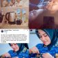 Kolase foto tangkapan layar dari Akun medsos sang istri, VA.Dok.istimewa