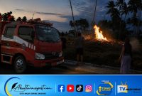 Kebakaran lahan di Blok plan perkantoran Marisa. Dok. Akulturasipost
