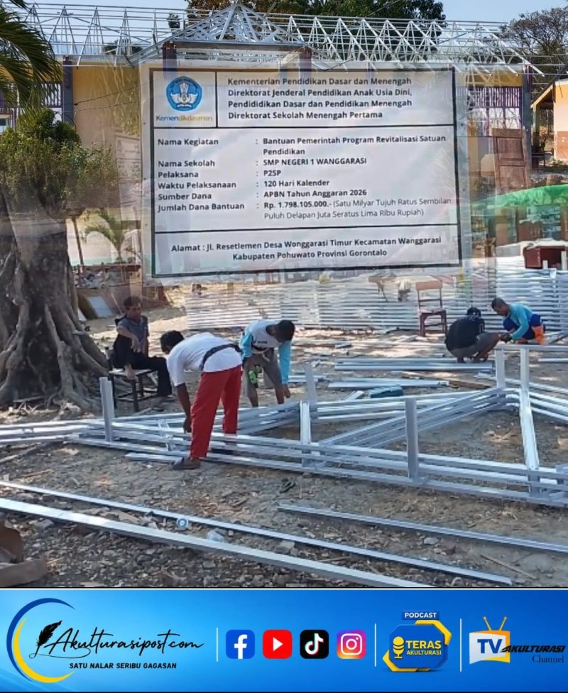 Proyek revitalisasi SMPN  1 Wanggarasi/Dok, Akulturasipost