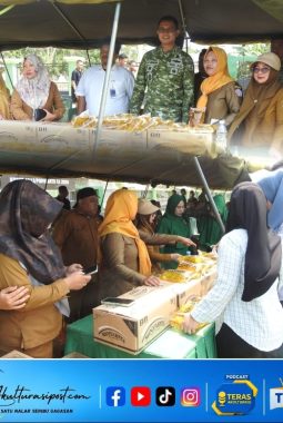 Bazar TNI Semarakkan HUT ke-81, Kodim 1313/Pohuwato Perkuat Kedekatan dengan Masyarakat