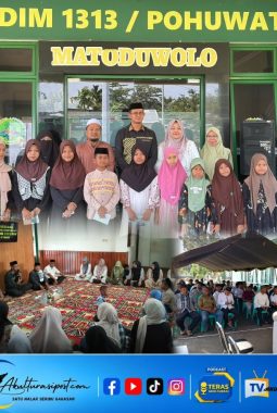 Dandim 1313/Pohuwato Pimpin Doa Bersama Jelang HUT ke-8