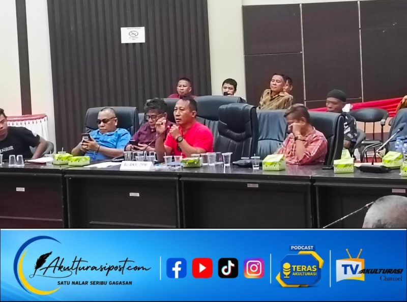 Aliansi OPM saat memaparkan Tuntutan di hadapan FORKOPIMDA dan Perusahaan, Dok. Akulturasipost