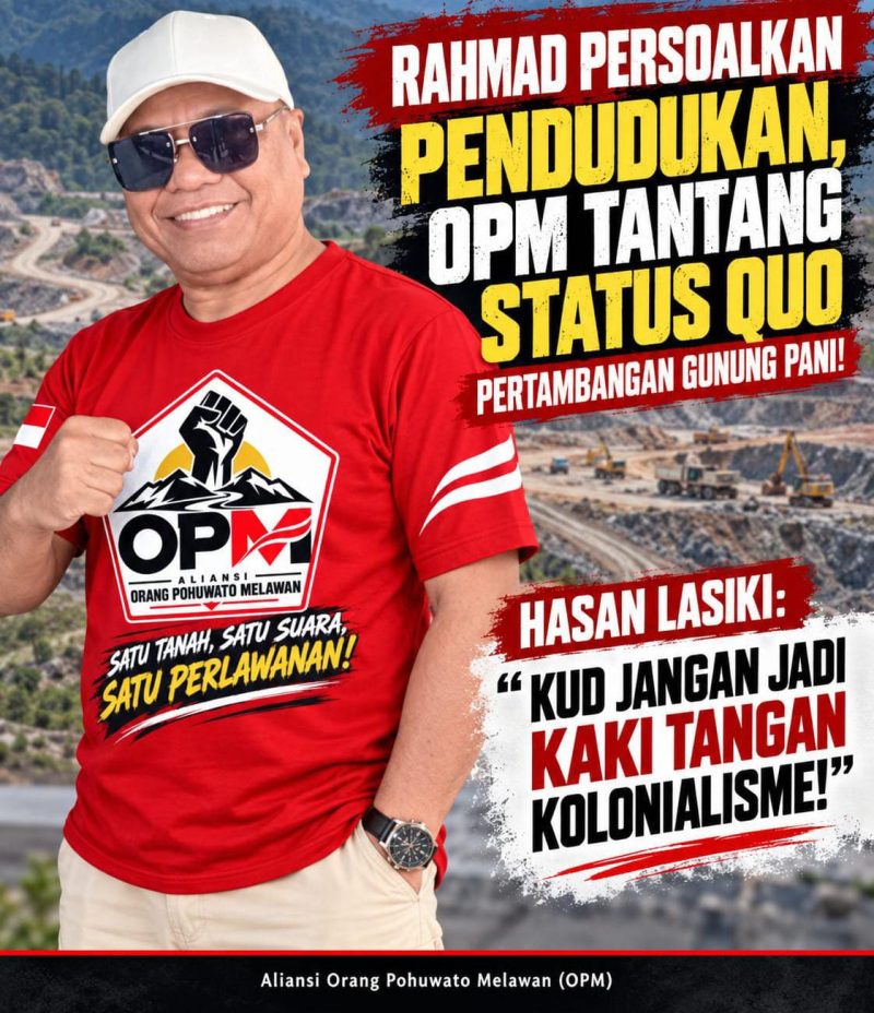 Hasan Lasiki, Anggota Aliansi OPM(Orang Pohuwato Melawan)