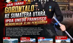 Dari Tanah Gorontalo ke Sumatera Utara, IPDA Unedo Fransisco Menorehkan Jejak Pengabdian