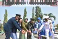 Upacara tabur Bunga di TMP Pentadio oleh Korem 133 Nani Wartabone, Dok. Istimewa. 