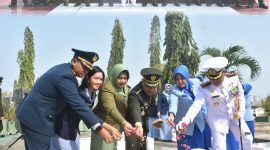 Upacara tabur Bunga di TMP Pentadio oleh Korem 133 Nani Wartabone, Dok. Istimewa. 