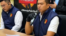 Konfrensi pers Polda pada senin 05/10/2026