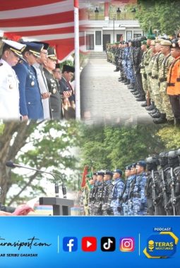 Kasdam XIII/Merdeka Pimpin Upacara HUT Ke-81 TNI di Gorontalo