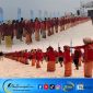 Doc. Foto, Ribuan siswa SD dan SMP dari daratan Kei Kecil menampilkan Tari Kilwar secara kolosal pada puncak Festival Pesona Meti Kei (FPMK) 2026 di Pantai Ngurbloat, Kabupaten Maluku Tenggara, Sabtu 24/10/2026.